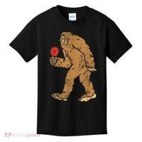 Bigfoot Sasquatch Table Tennis Ping Pong Player King Kids T-Shirt thumb 0