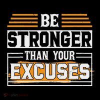 Be Stronger Than Your Excuses Tank Top thumb 6