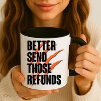 Better Send Those Refunds Cincinnati Football Claw Strike Coffee Mug thumb 3