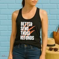 Better Send Those Refunds Cincinnati Football Claw Strike Women's Tank Top thumb 2