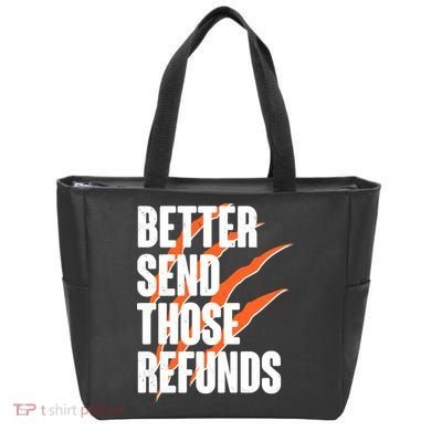 Better Send Those Refunds Cincinnati Football Claw Strike Tote Bag