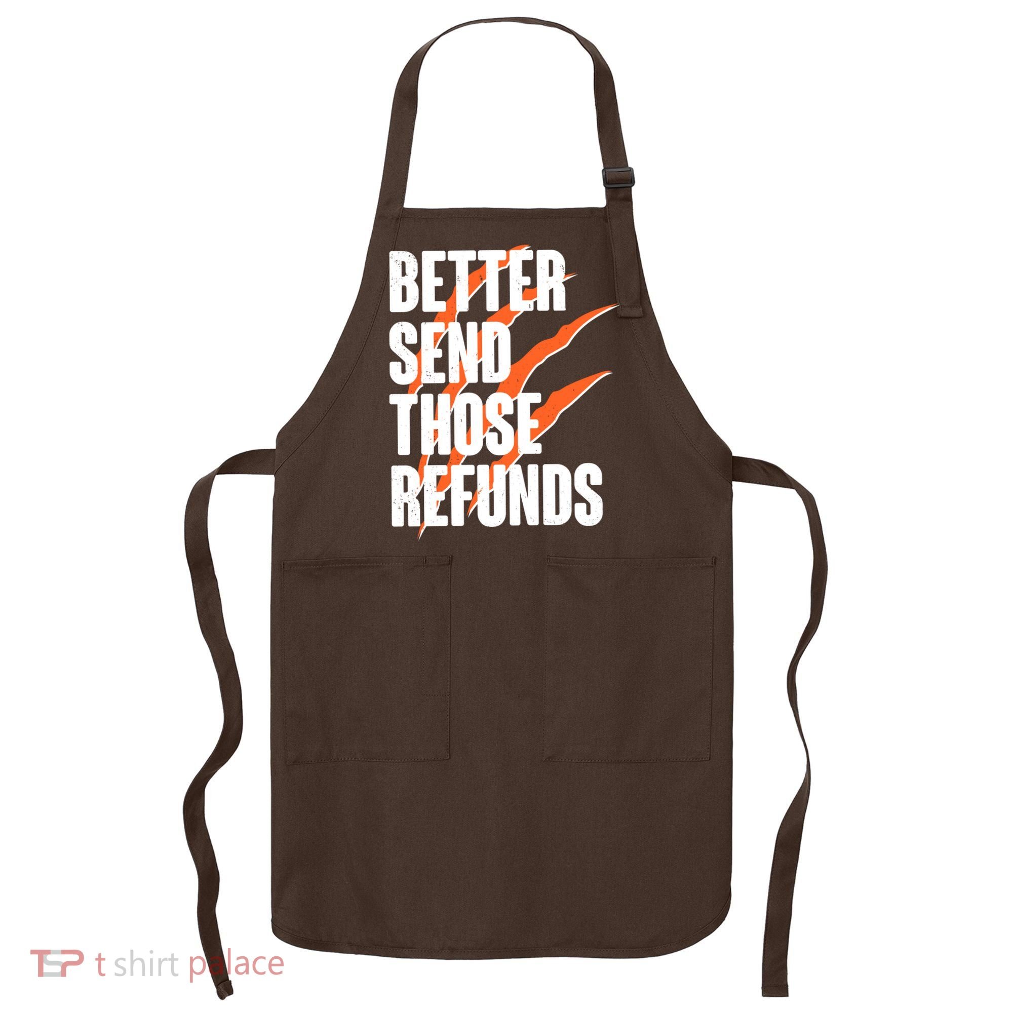 Better Send Those Refunds Cincinnati Football Claw Strike Apron