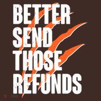 Better Send Those Refunds Cincinnati Football Claw Strike Apron thumb 3