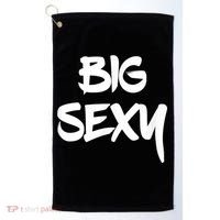 Big Sexy Tall Heavyset Chubby Big Boned & Cute Golf Towel thumb 0