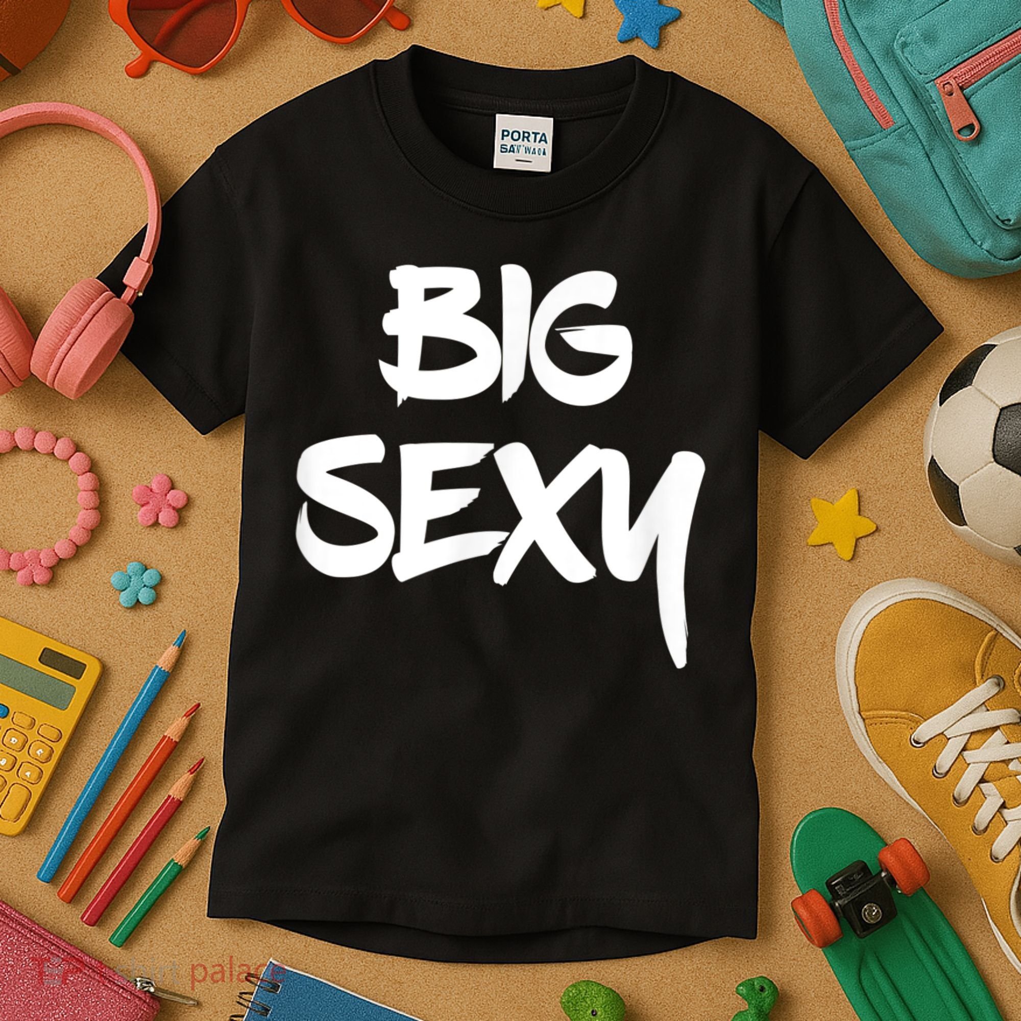 Big Sexy Tall Heavyset Chubby Big Boned & Cute Kids T-Shirt