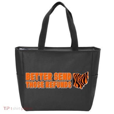 Better Send Those Refunds Cincinnati Ohio Football Tote Bag