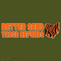 Better Send Those Refunds Cincinnati Ohio Football Backpack thumb 2