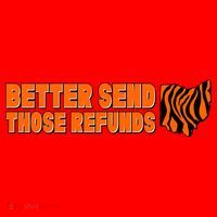 Better Send Those Refunds Cincinnati Ohio Football Santa Hat thumb 1