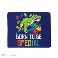 Born Special Trex Puzzle Dino Boy Autism Awareness Mousepad thumb 0