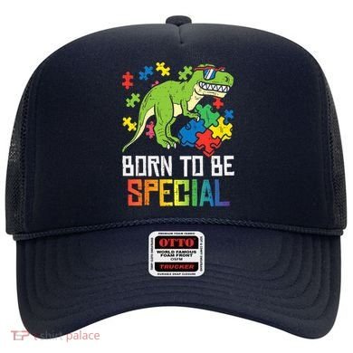 Born Special Trex Puzzle Dino Boy Autism Awareness Hat