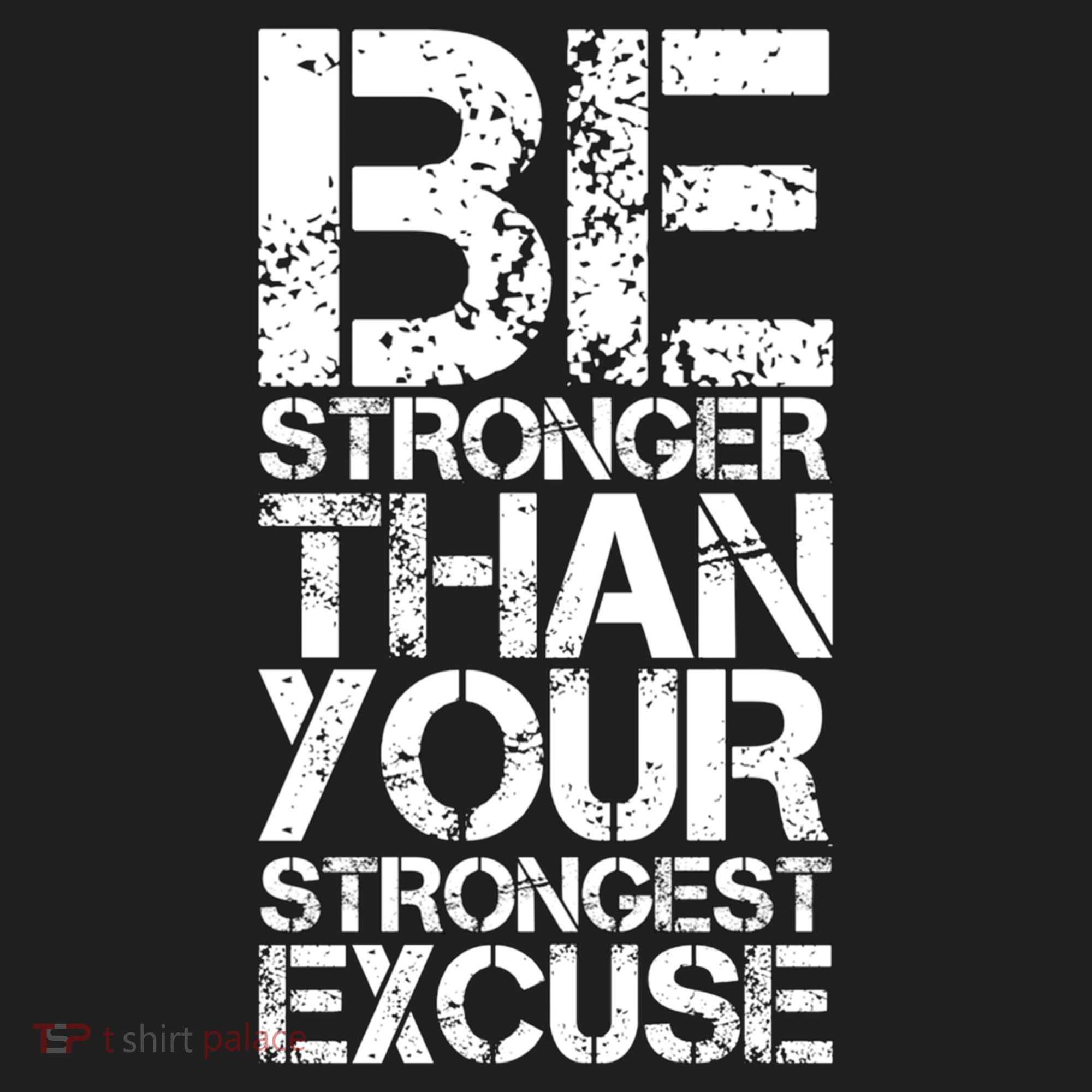 Be Stronger Than Strongest Excuse Motivational Inspirational Cool Gift Beanie