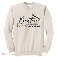 Boston Strong Thin Blue Line US Flag Premium Sweatshirt thumb 0