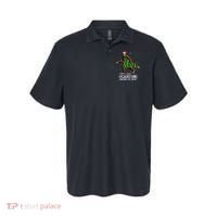 Bigfoot Squatching Through The Snow Christmas Tree Sasquatch Polo thumb 0