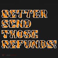Better Send Those Refunds Cincinnati Funny Football Fan Women's Hoodie thumb 2