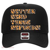 Better Send Those Refunds Cincinnati Funny Football Fan Hat thumb 0