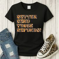 Better Send Those Refunds Cincinnati Funny Football Fan Women's T-Shirt thumb 3
