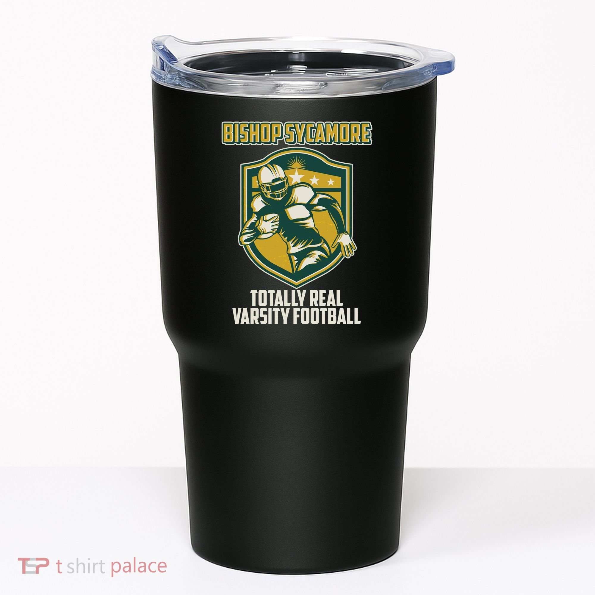 Bishop Sycamore Totally Real Varsity Football Tumbler