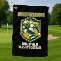 Bishop Sycamore Totally Real Varsity Football Golf Towel thumb 1