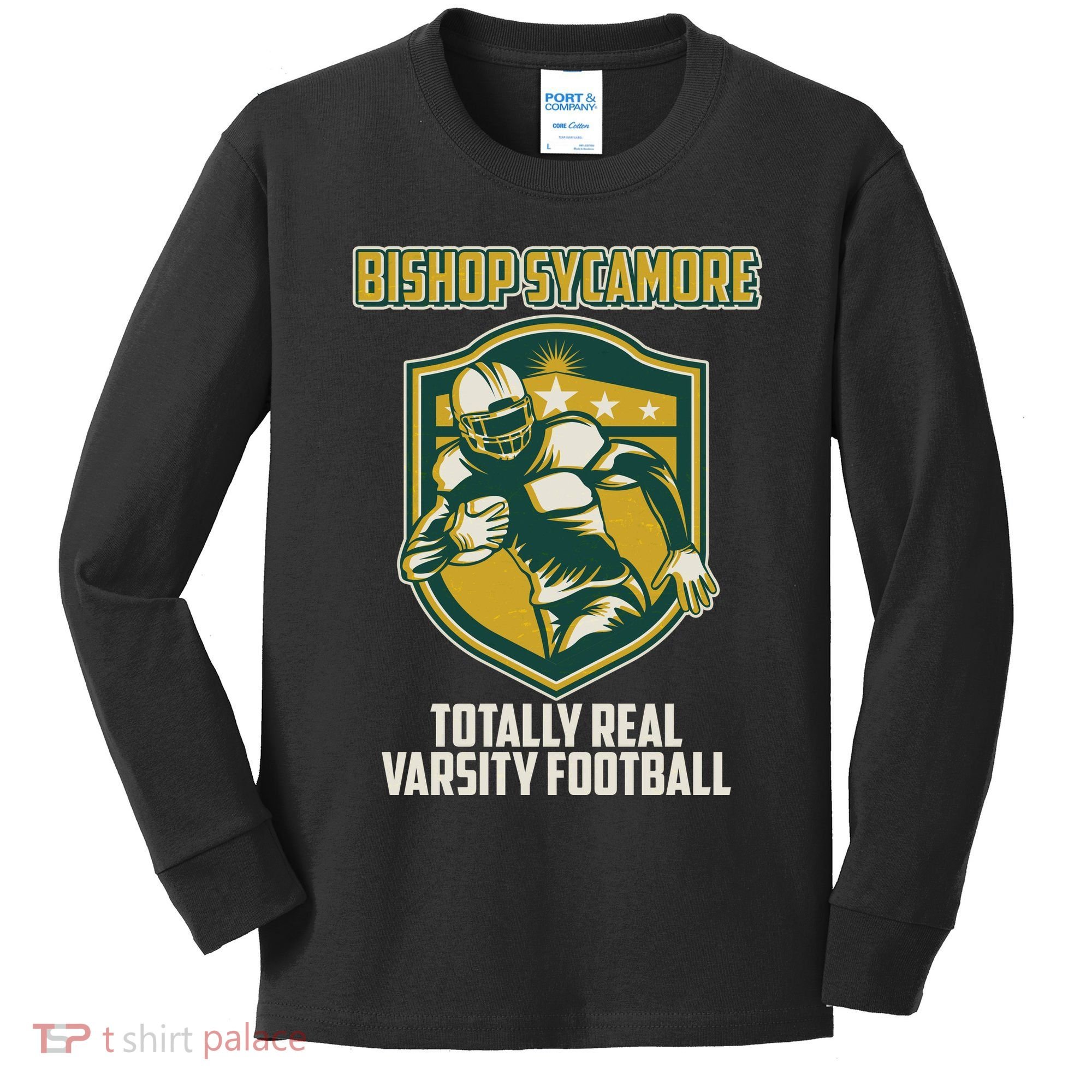 Bishop Sycamore Totally Real Varsity Football Kids Long Sleeve Shirt