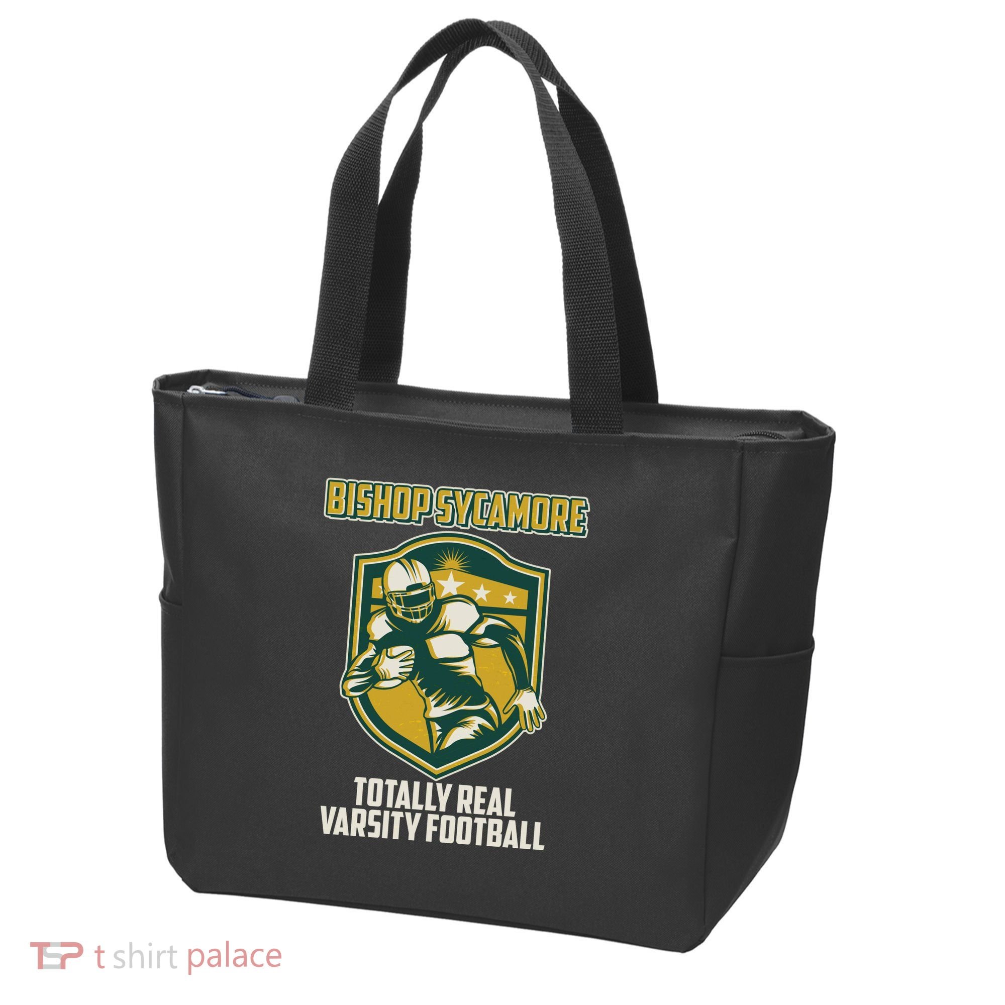 Bishop Sycamore Totally Real Varsity Football Tote Bag