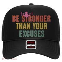 Be Stronger Than Your Excuses Gym Motivational Retro Funny Gift Cute Gift Hat thumb 0