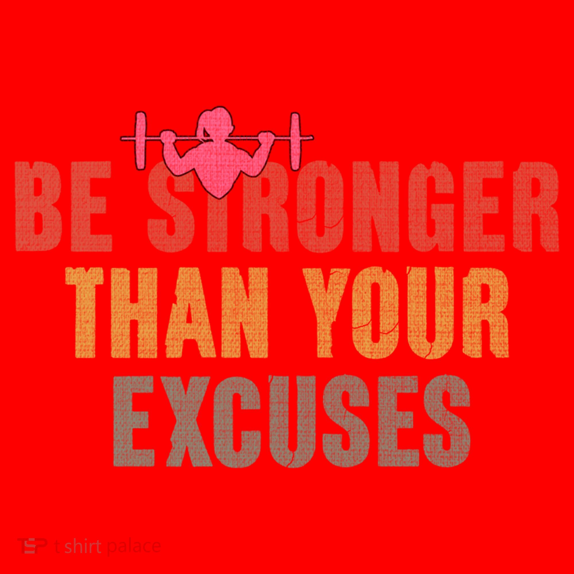 Be Stronger Than Your Excuses Gym Motivational Retro Funny Gift Cute Gift Santa Hat