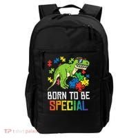 Born Special Trex Puzzle Dino Autism Awareness Backpack thumb 0