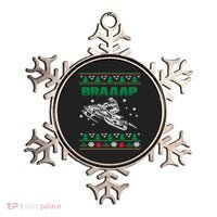Braaap Snowmobiling Ugly Christmas Ornament thumb 0