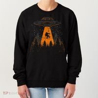 Bigfoot Sasquatch Ufo Alien Abduction Yeti Cryptid Bigfoot Women's Sweatshirt thumb 0
