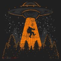 Bigfoot Sasquatch Ufo Alien Abduction Yeti Cryptid Bigfoot Hat thumb 2