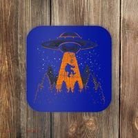 Bigfoot Sasquatch Ufo Alien Abduction Yeti Cryptid Bigfoot Coaster thumb 0