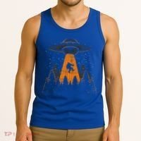 Bigfoot Sasquatch Ufo Alien Abduction Yeti Cryptid Bigfoot Tank Top thumb 3
