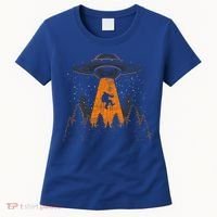 Bigfoot Sasquatch Ufo Alien Abduction Yeti Cryptid Bigfoot Women's T-Shirt thumb 0