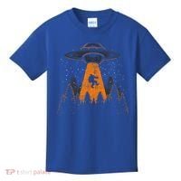 Bigfoot Sasquatch Ufo Alien Abduction Yeti Cryptid Bigfoot Kids T-Shirt thumb 0