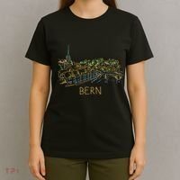 Bern Switzerland Unique Hand Drawn Art T-Shirt thumb 4
