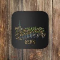 Bern Switzerland Unique Hand Drawn Art Coaster thumb 0