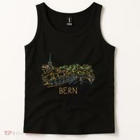 Bern Switzerland Unique Hand Drawn Art Tank Top thumb 2