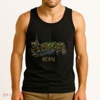 Bern Switzerland Unique Hand Drawn Art Tank Top thumb 3