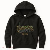 Bern Switzerland Unique Hand Drawn Art Kids Hoodie thumb 0