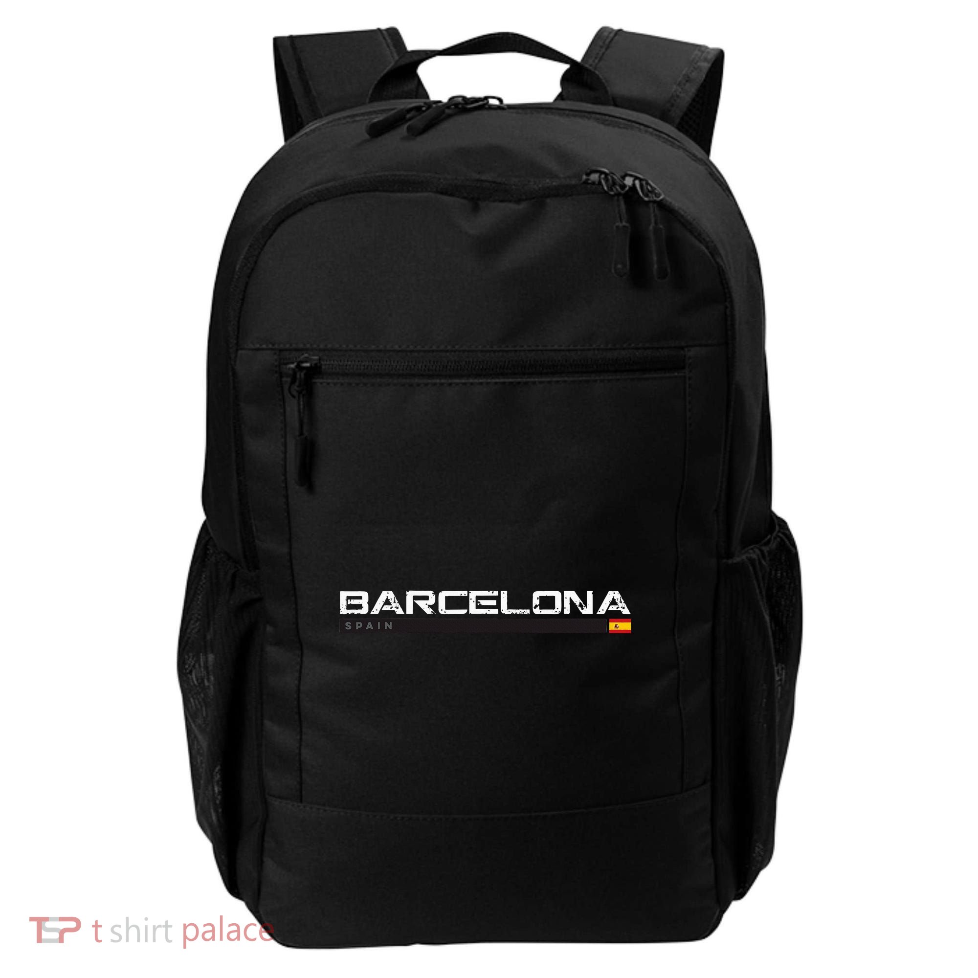 Barcelona Spain Vintage Retro Backpack