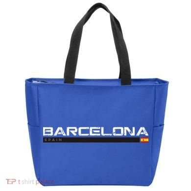 Barcelona Spain Vintage Retro Tote Bag