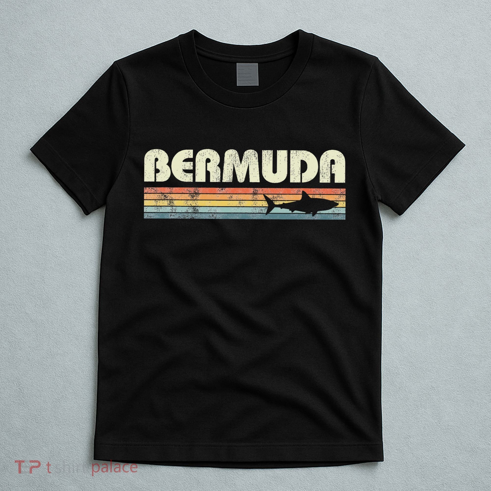 Bermuda Shark Vintage Cruise Souvenir T-Shirt
