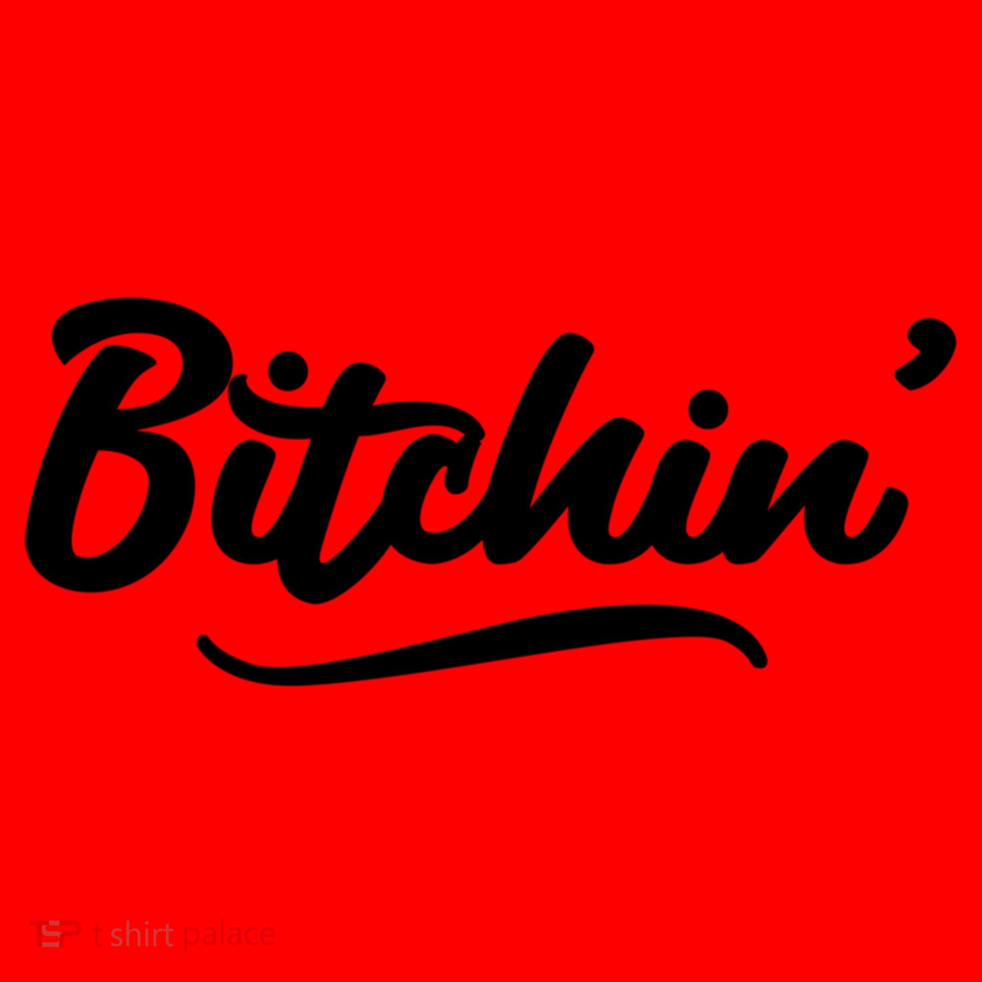 Bitchin Script Vintage Cool Gift Santa Hat