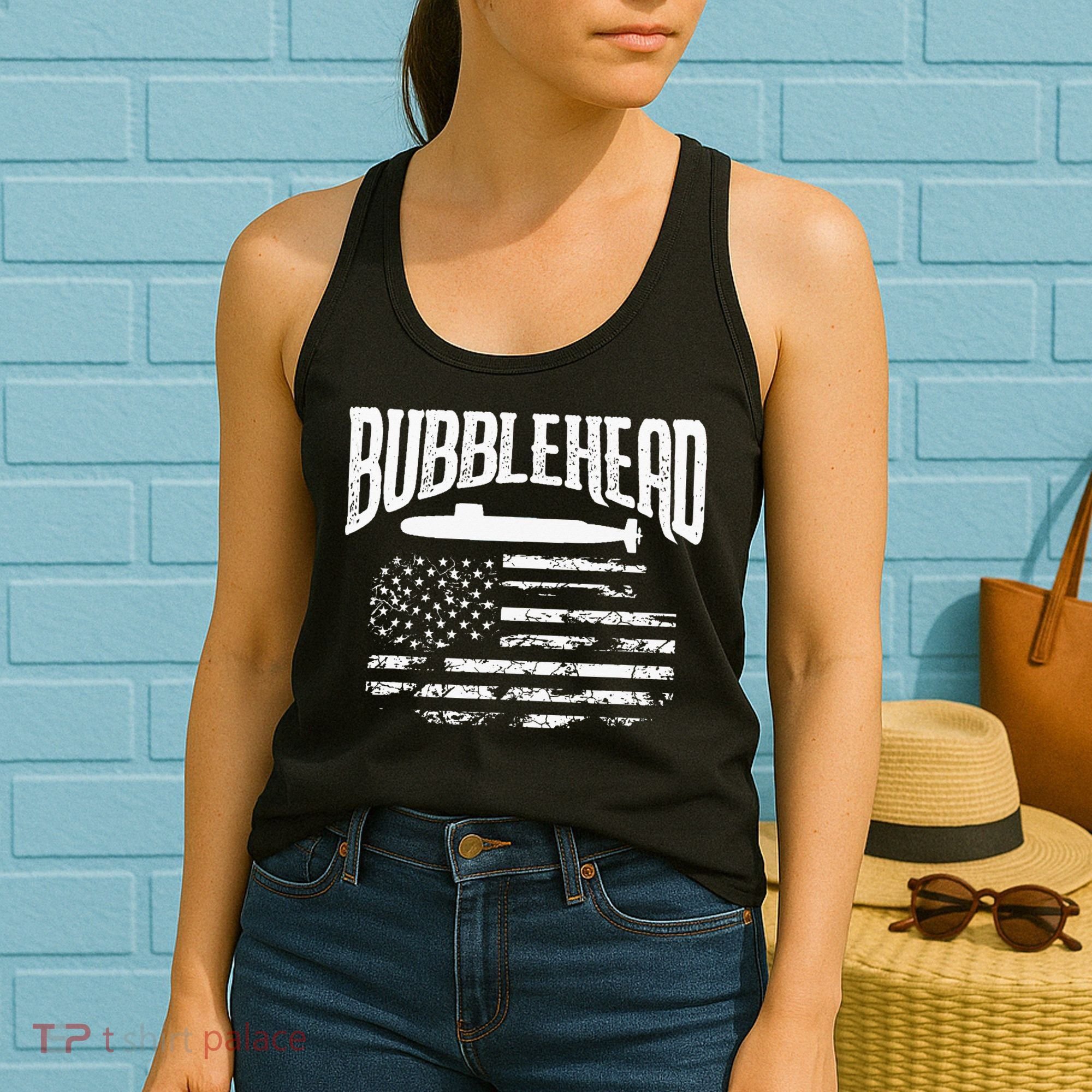 Bubblehead Submarine Veteran Gift For Submariner Women's Tank Top