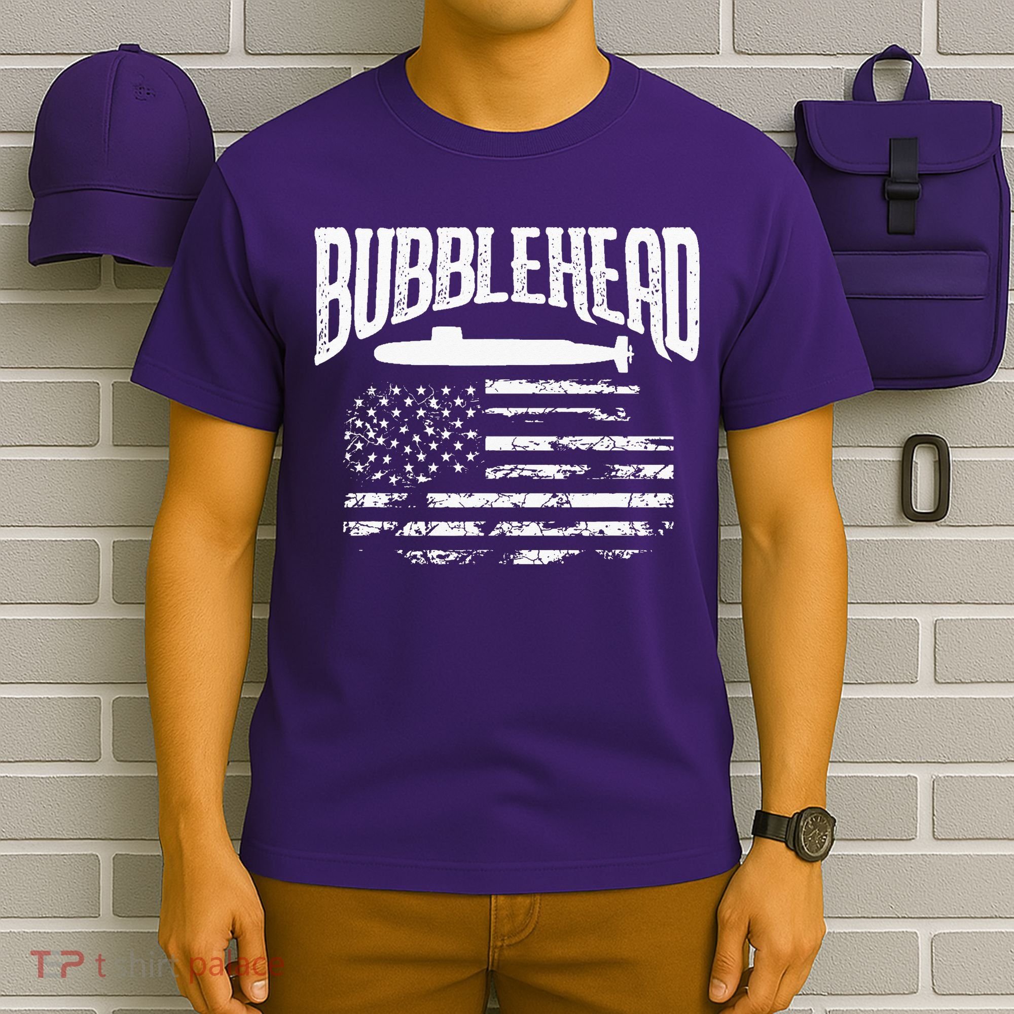 Bubblehead Submarine Veteran Gift For Submariner T-Shirt