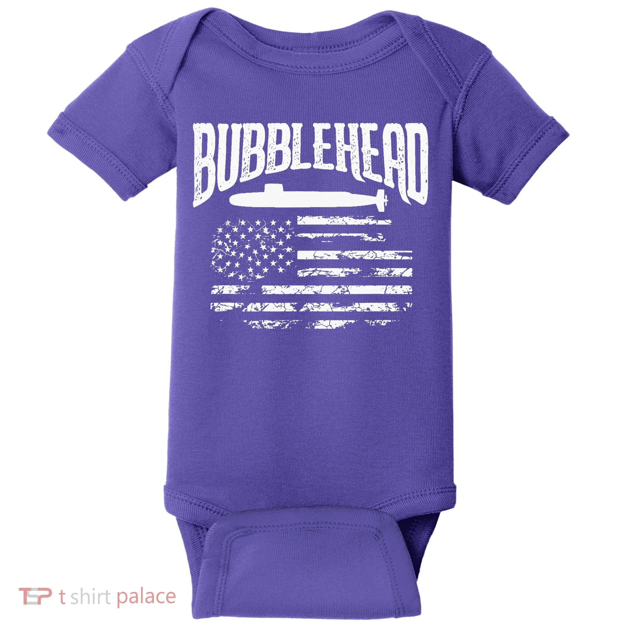 Bubblehead Submarine Veteran Gift For Submariner Baby Bodysuit