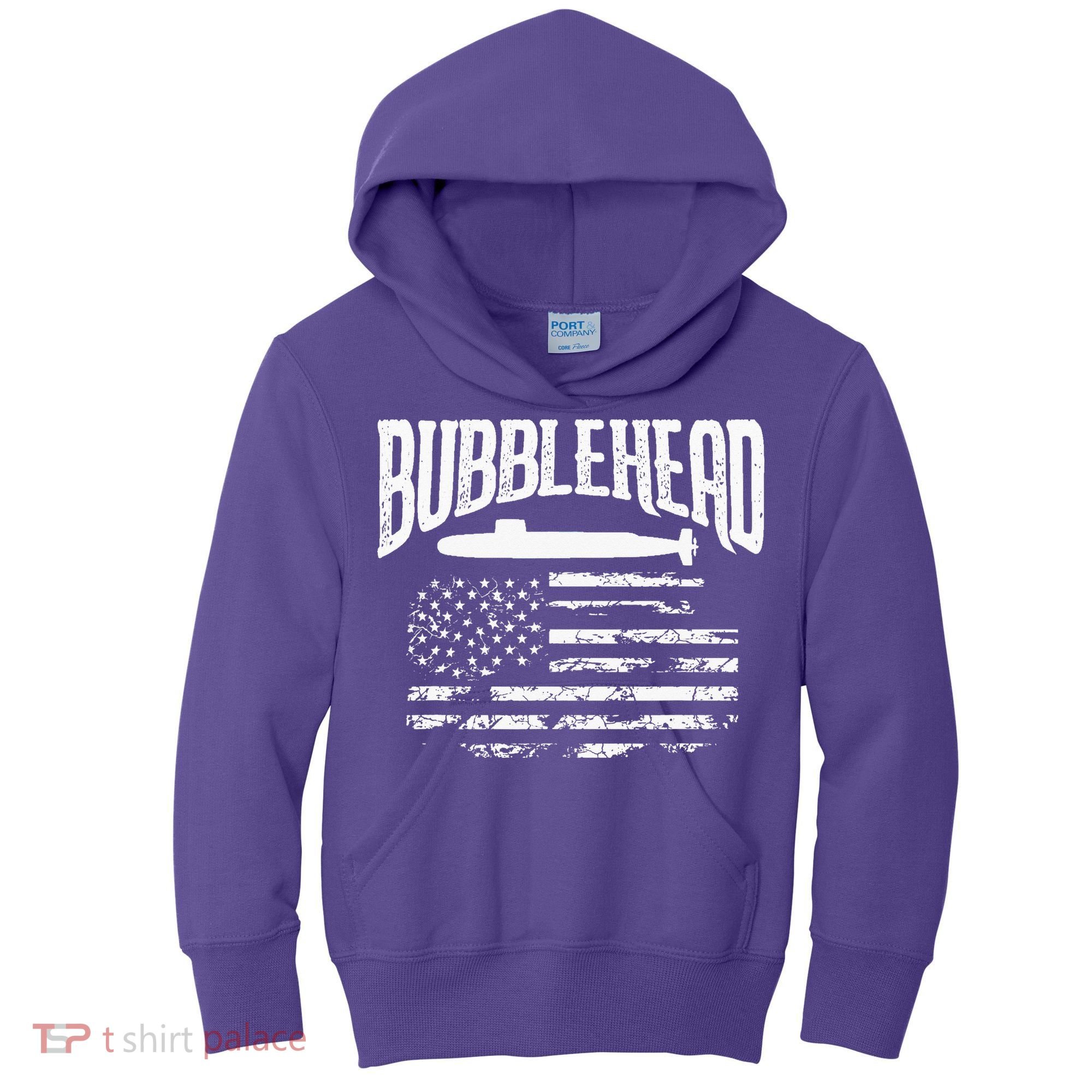 Bubblehead Submarine Veteran Gift For Submariner Kids Hoodie