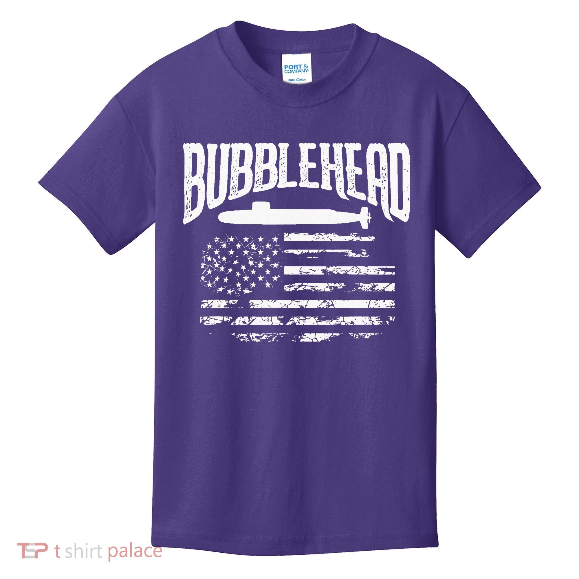 Bubblehead Submarine Veteran Gift For Submariner Kids T-Shirt