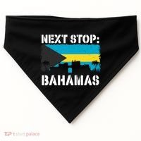 Bahamas Summer Vacation Trip Next Stop Vacay Vibes Souvenir Gift USA-Made Doggie Bandana thumb 0
