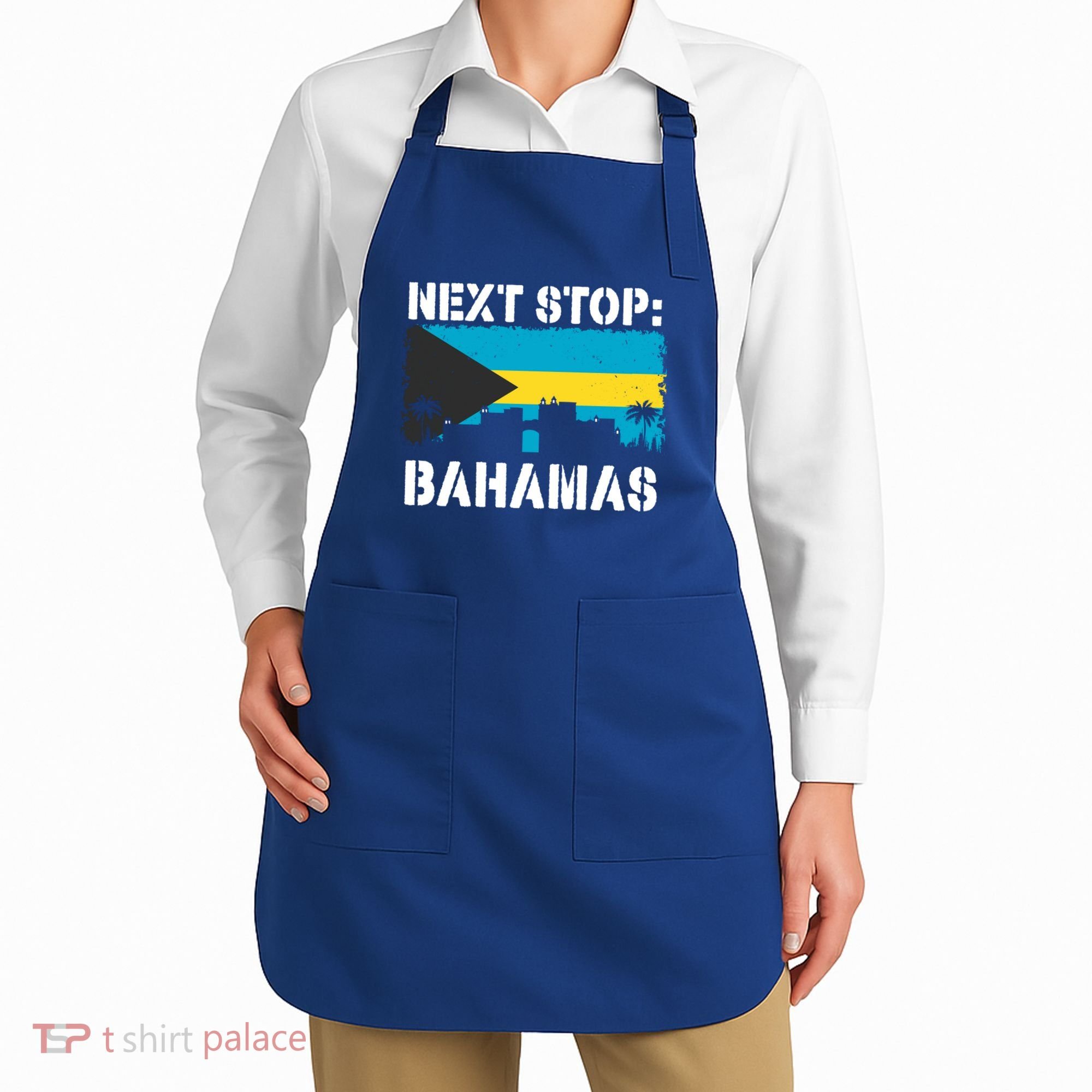 Bahamas Summer Vacation Trip Next Stop Vacay Vibes Souvenir Gift Apron